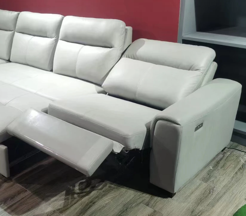 Modern Folding Electric Recliner Sofa Bed Furniture Corner With Storage