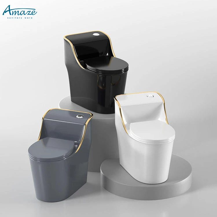 Inodoro sanitary ware water closet siphonic bathroom ceramic floor mounted flush one piece wc bidet toilet bowl