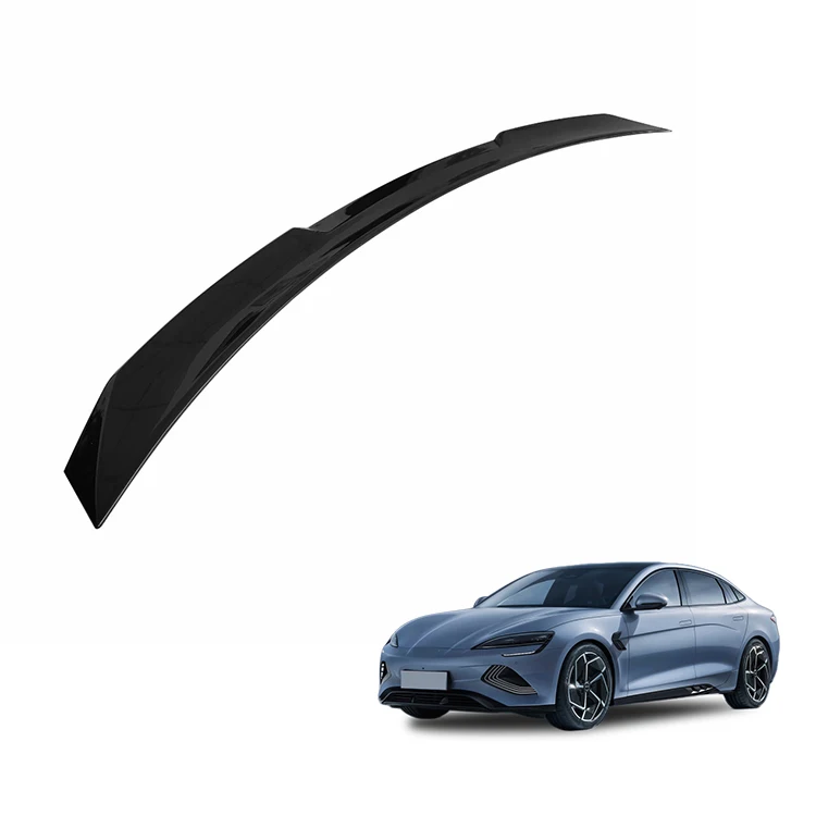 Auto Exterior Decorative Accessories Rear Trunk Lid Wing Spoiler ABS Glossy Black Car Rear Spoiler For BYD Seal Accessory