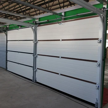 Wholesale sectional cheap automatic remote modern 8X7 garage doors for home