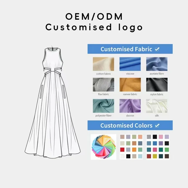 Garment Design 18 Years Production Experience Factory Manufacturers Vendors Boutiques Clothes Casual Women Linen Dress