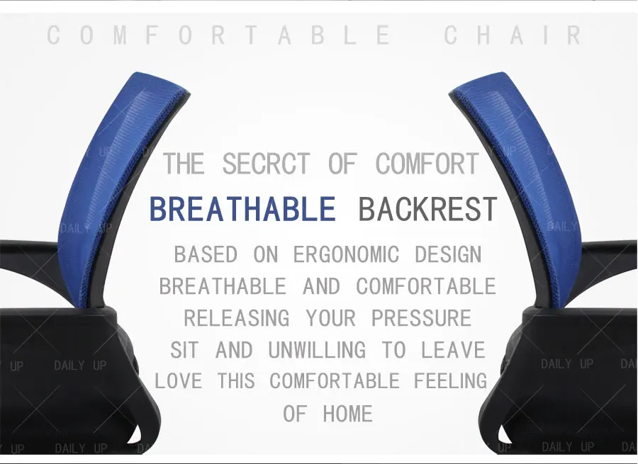 Adjustable Mesh Swivel Office Chair Arms Executive Office Chair