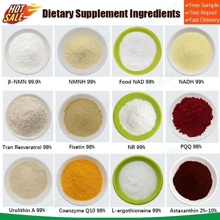 Wholesale Pure Natural PQQ Disodium Salt Powder No Heavy Metals Bulk Pyrroloquinoline Quinone