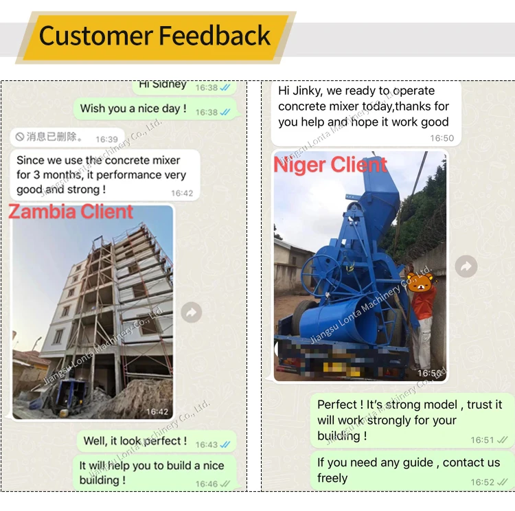 Concrete Mixer With Lift Self Loading Mobile Big Capacity Concrete