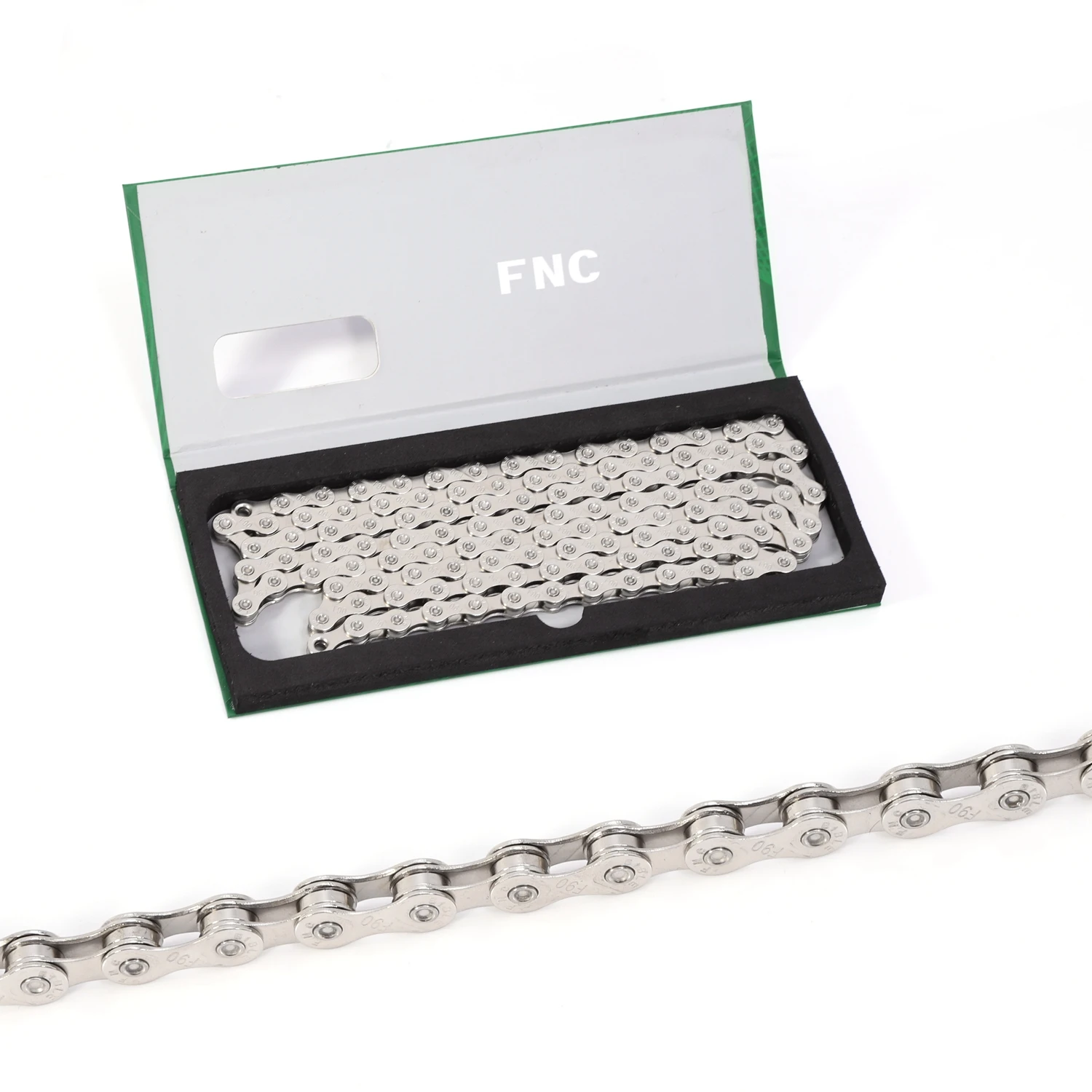 High quality FNC 9speed silver rust proof stainless steel not hollow road mountain bike chain