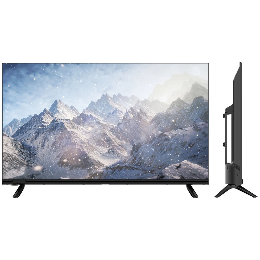 55inch Borderless Frame Television Flat Screen LED TVs 4K  Slim Smart TV