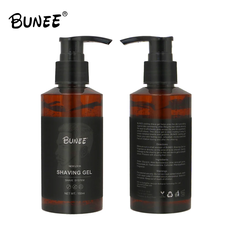 Лидер продаж Прозрачный Гель для бритья BUNEE от производителя фирменный большой емкости 150
