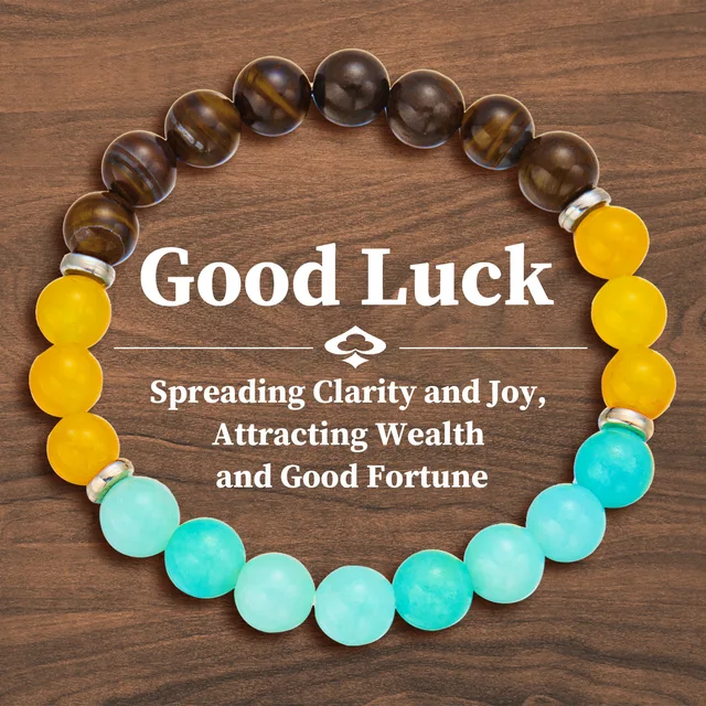 Men Women Love Good luck Money Success Healing Stone Bracelets jewelry Gifts Dream Friendship Meaningful Natural Stone Bracelets