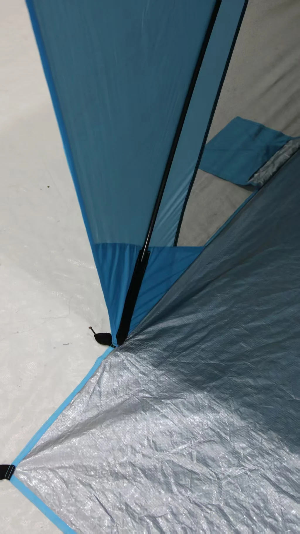 Wind Valley Square Single Layer Outdoor Quick Opening Automatic Tent for 1-2 People Sliver Coated Protect Sunshade details