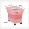 Pink Small with 4 wheels