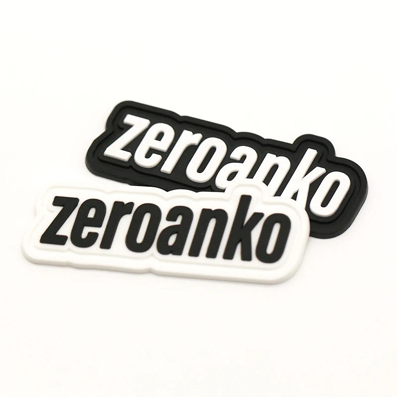 High Quality Custom Logo Patterns Letters Patches Iron on Rubber for Clothing PVC Patches Rubber Patches