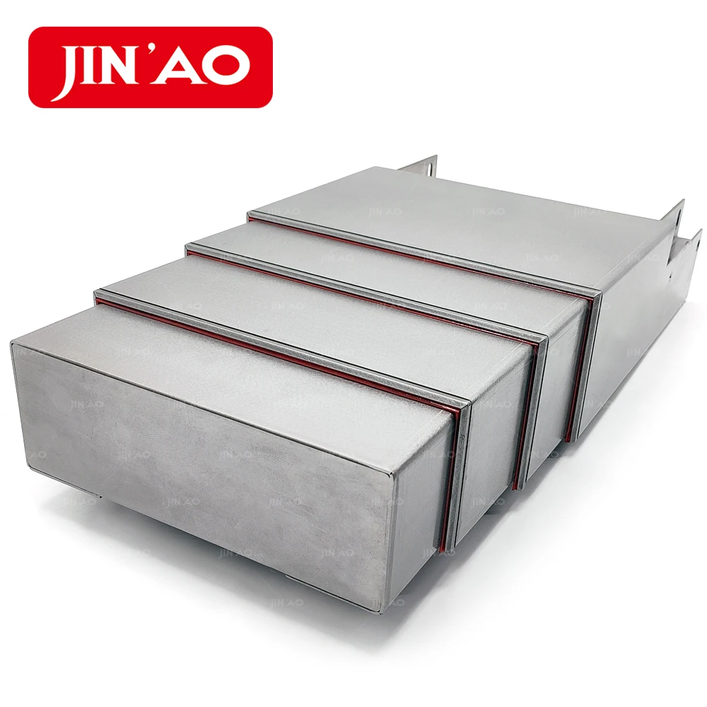 Preferential price customization stainless steel machine tool board bellows duct cover guide shield armored bellows cover