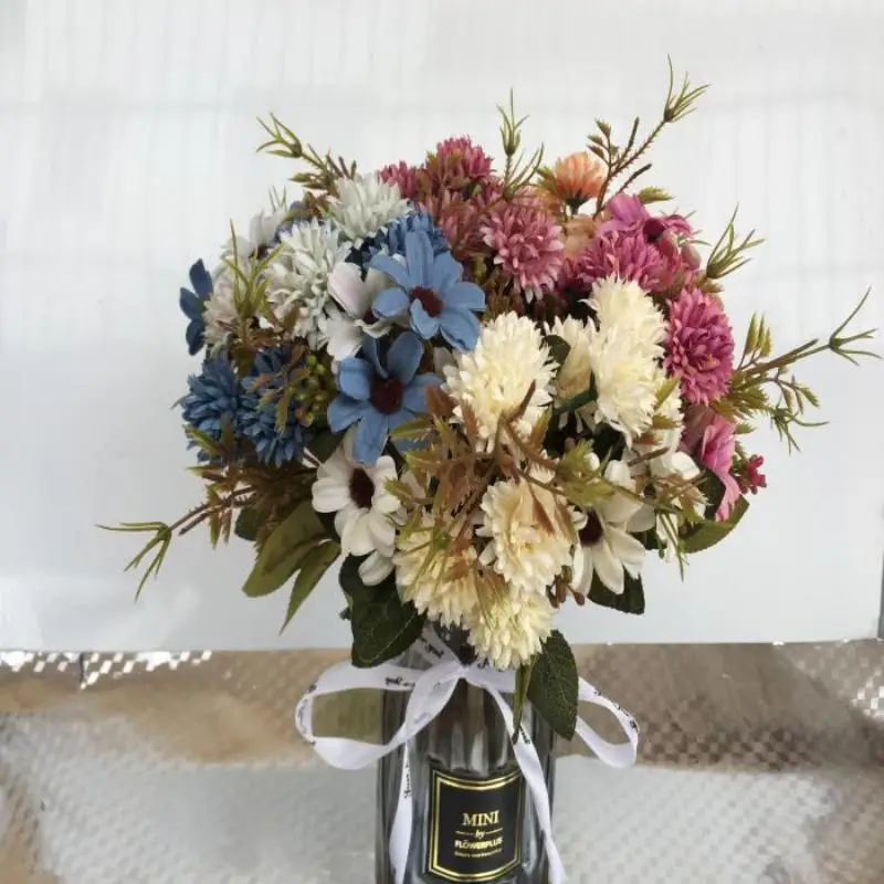 Simple Design Artificial Wholesale Flowers Multi Color Artificial