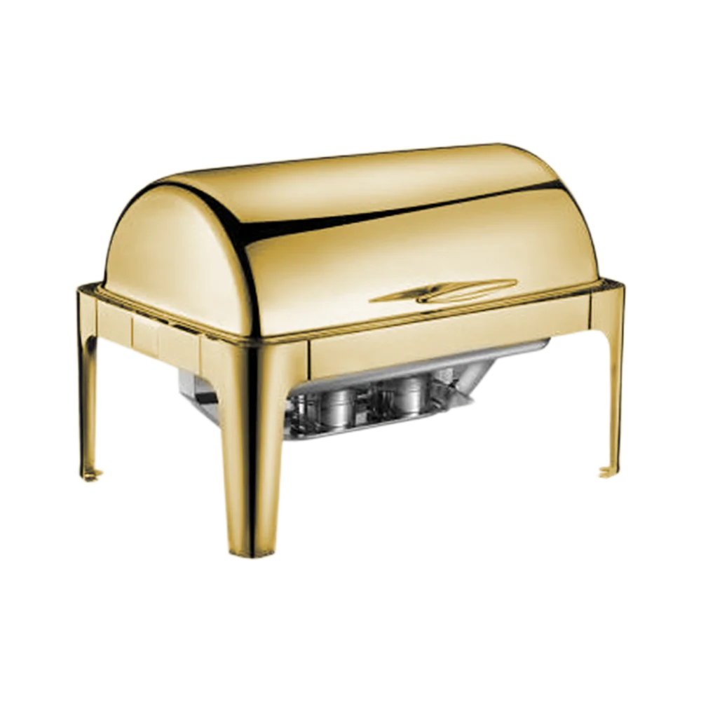 Low Price Electric Heating Stainless Steel Buffet Stove With Glass