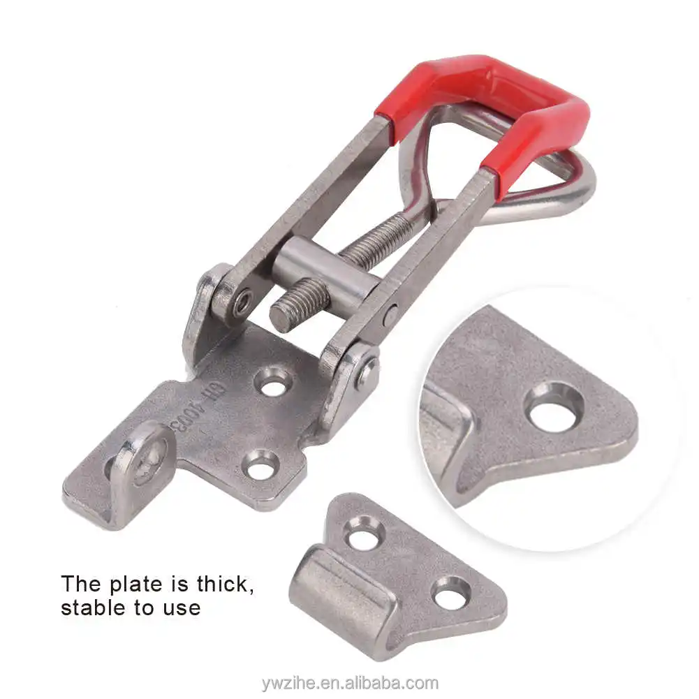 12 Fermagli A Leva In Acciaio - Serrature Per Cassetti, Scatole E Mobili, Facile Installazione - Foto 8