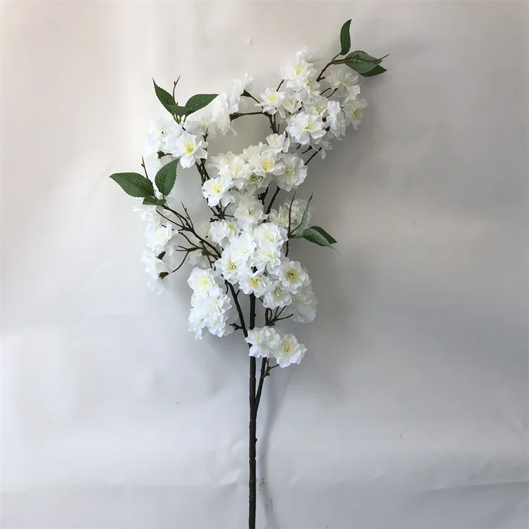 N0208 Bulk Silk Cherry Blossom Branches Passion Artificial Flowers