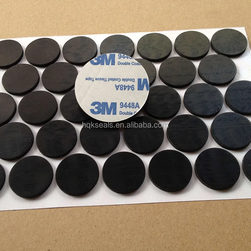 Dongguan Factory Supply High Quality 3M Adhesive Backed Rubber Silicone gasket