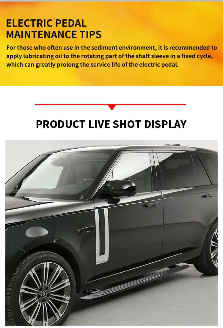 Electric Retractable Running Boards Auto Parts  Electric Side Steps for Land Rover Range Rover Vogue LWB L460 Door Step factory