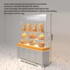 Stainless Steel Elevated Side Island Cabinet / Price per Meter