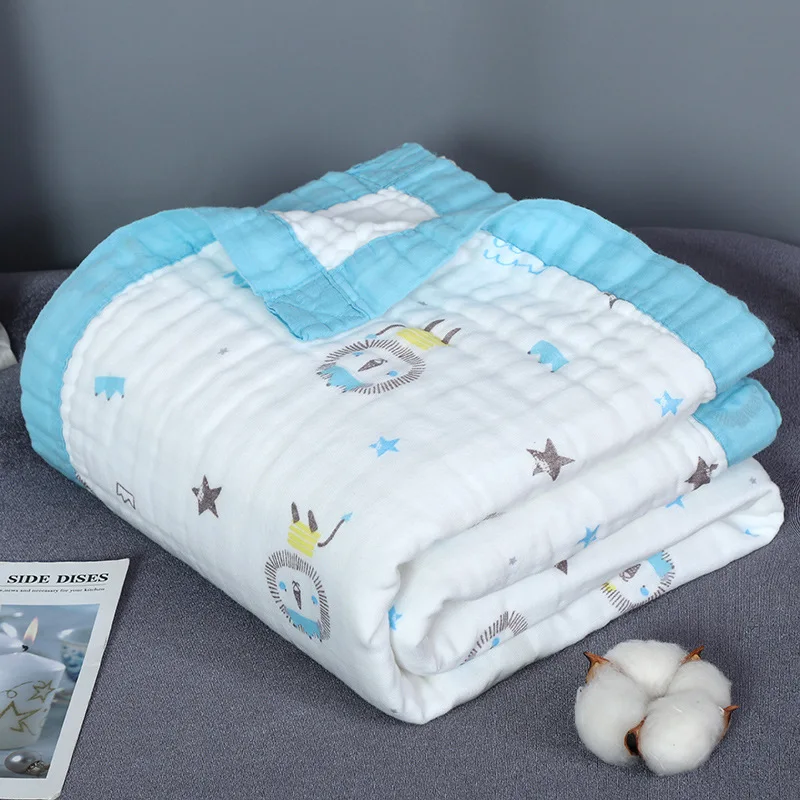 custom printed muslin blanket