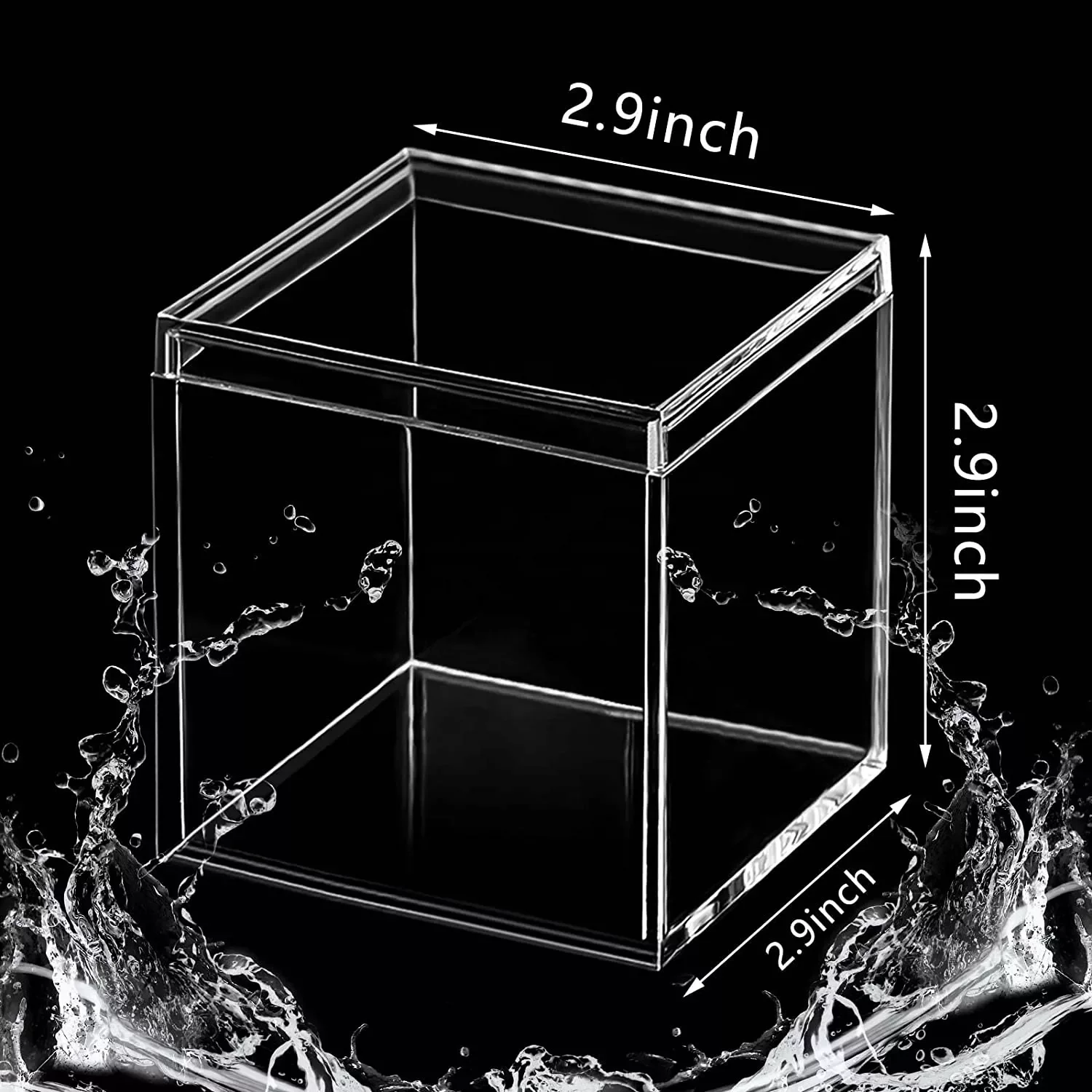 Custom Trading Card Acrylic Display Case Wholesale Clear Acrylic Poke Storage Display Box With