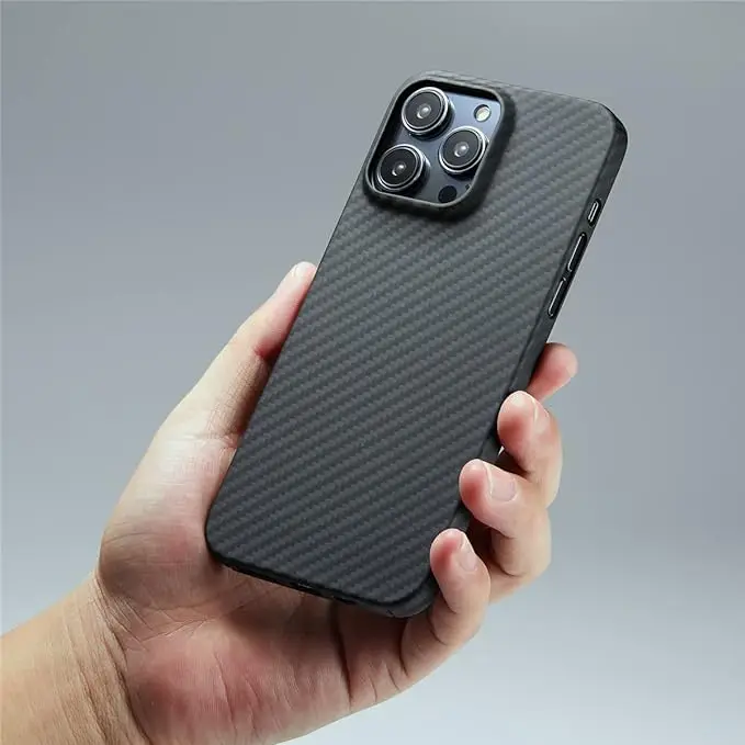 Full Camera Protection New Custom logo TPU Carbon Fiber Durable Thin Phone Case for iPhone 16 15 14 13 Pro Max