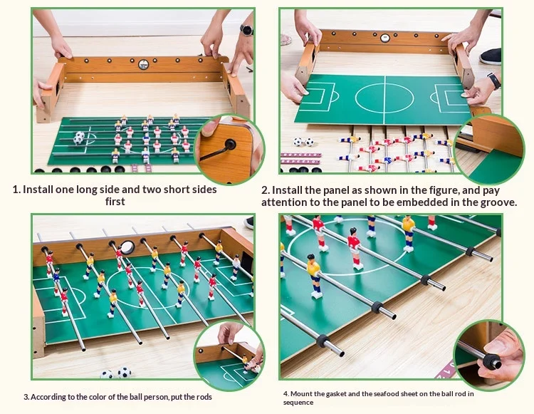 Set De 3 Bolas De Madera Para Futbolín – Resistentes Al Desgaste, De 3.6 Cm, Repuesto Para Mesa De Juego Familiar
