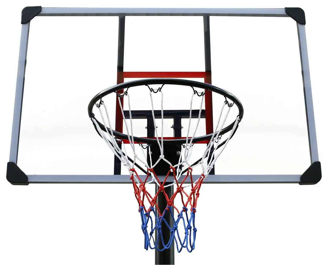 Standard Basketball Hoop Set For Teens and Adults Height-adjustable 3.05M  Ring/Backboard with stand