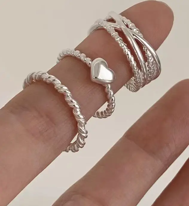 Heartbeat Utopia Series Natural Mother of Pearl Love Ring