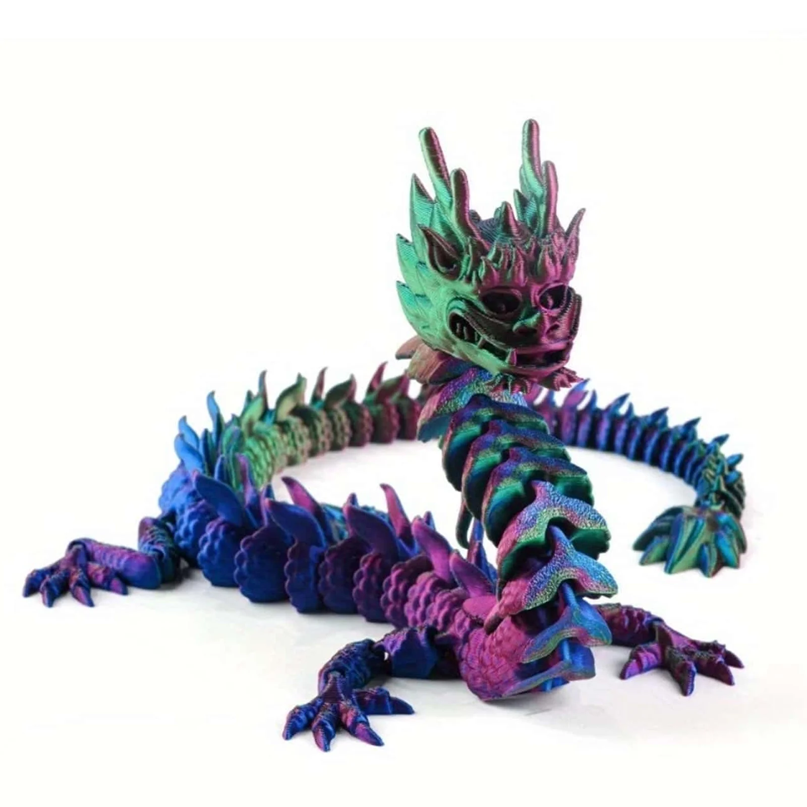 Oem Mini Custom 3D Printing Linked Dragon Emperor Printer Toy Manufacturer