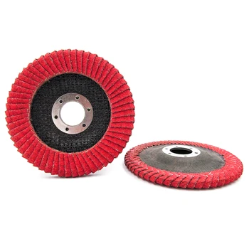High quality 5 inch 125mm ceramic flap disc curved for angle grinder