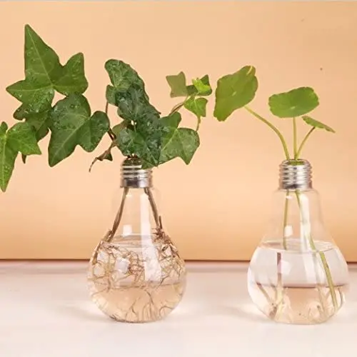 Лампочка прозрачная стеклянная ваза модная гидропонная ваза для цветов Домашнее свадебное украшение