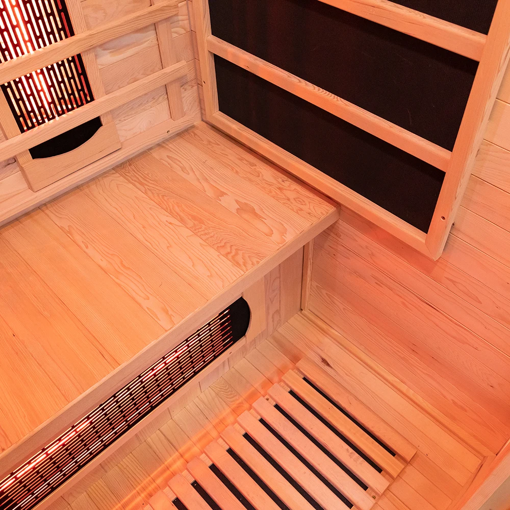 Smartmak Custom Removable Garden Outdoor Home Far Infrared Sauna Room for 2 Person