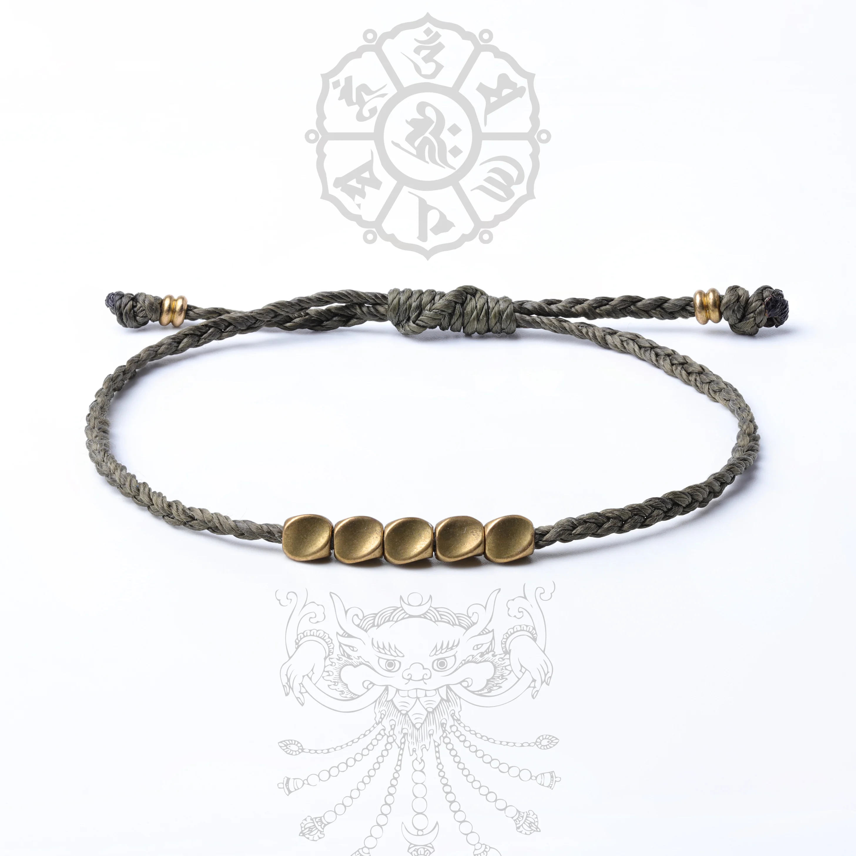 Bracelet for Women Bracelet Thread Copper Wax Bangles Bead Handmade Unisex  Rope Tibetan & Bracelets Ankle Bracelets for Women 