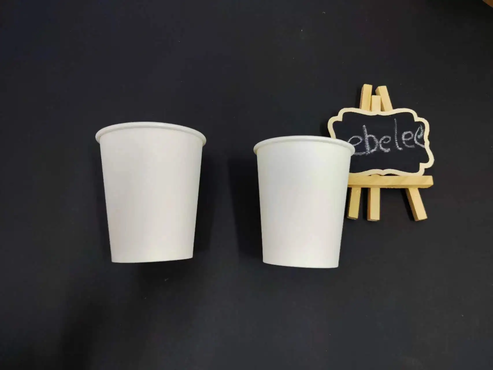 Custom Design Printed Paper Cup Fan Pe Coated For Disposable Paper Cups ...