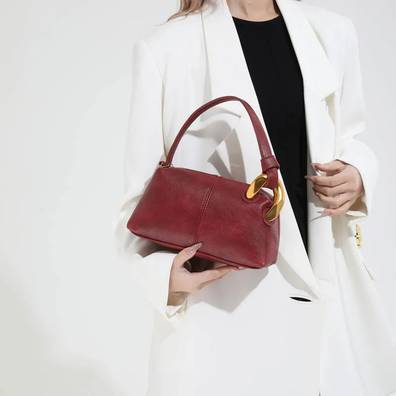 New Fashion Soft Pu Ladies Hand Bags For Women Vintage Portable Crossbody Shoulder Bag Trendy Daily Small Women Handbags