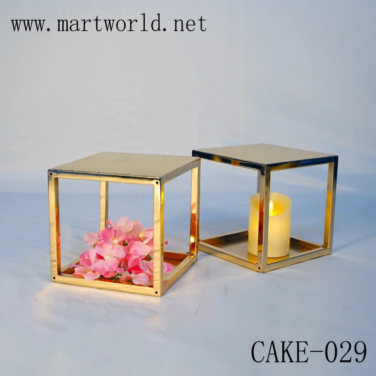 Square set of 4 Cake Decorating Metal