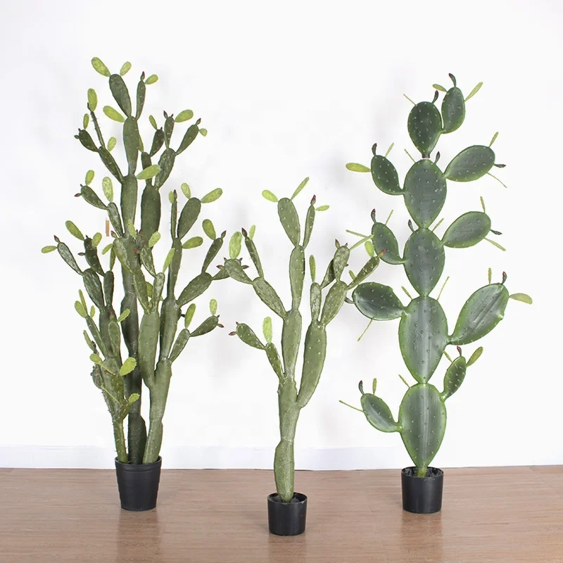 Multi Styles Home Decoration Artificial Cactus Plant Pot Artificial Green Plant Fake Succulent Plants Artificial Cactus