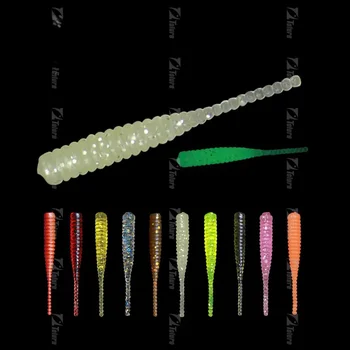 Soft Bait 38mm 0.3g 10pcs/bag 10colors PVC Topwater Pin Tail Fishing Lure for Saltwater & Freshwater Fish – Soft Lure – view 4