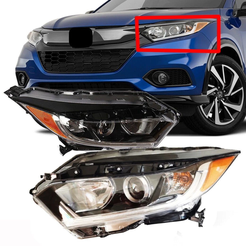 Auto grundlegende Halogen W/LED DRL USA Version Scheinwerfer für Honda HRV HR-V 2019 2020 2021 2022 Scheinwerferleuchten