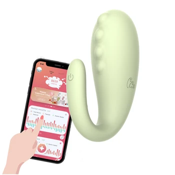 Green Adult APP Remote Vibrator Dildo Sex Toys Dildo Vibrator Pussy Masturbator For Wom