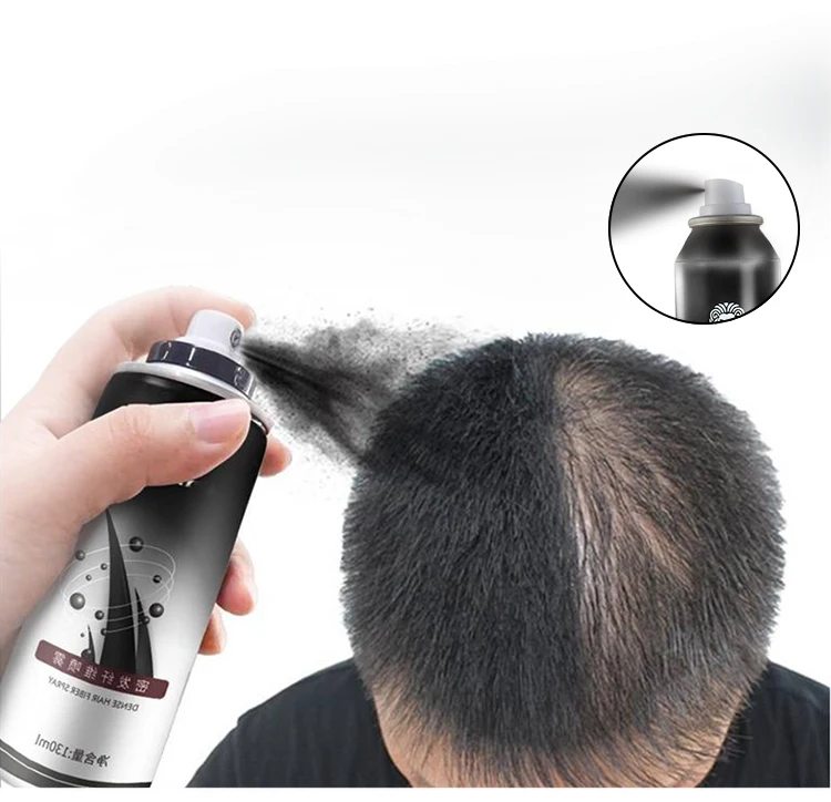 Best Hair Building Fibers Dense Spray No Smell For Hair Loss Treatment Fiber Spray With Seal And