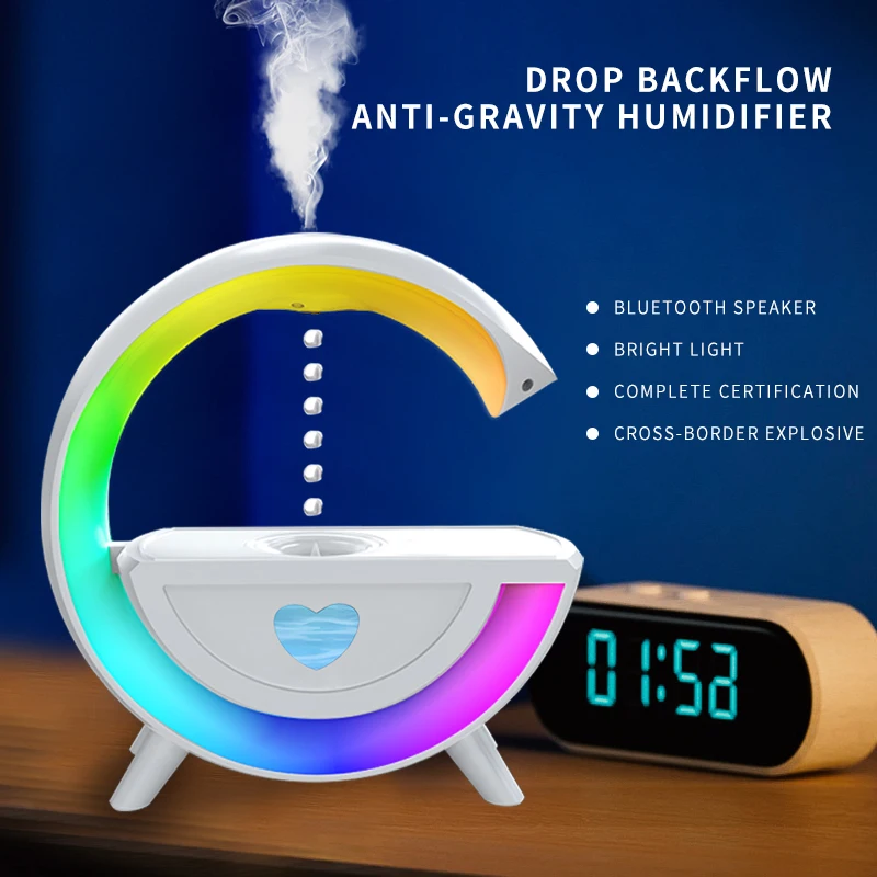 G Letter LED Night Light with BT Speaker Smart Music Lamp Hot Product in Humidifiers Category Car Humidifier YS