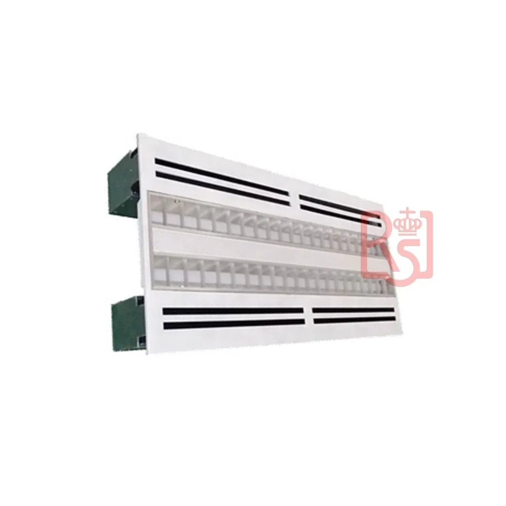 HVAC Systems Parts Aluminum Ceiling Troffer Air Exhaust Supply Linear Air Conditioning Light Slot Grill Air Diffuser