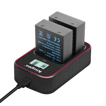 KingMa 1600mAh BLH-1 Reliable Rechargeable BLH1 Battery Packs and LCD Charger Kit for Olympus