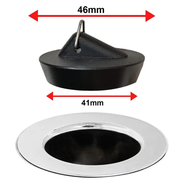 Bath Plug And Chain Drain Stopper For Kitchen Sink,Bath Tub,Wash