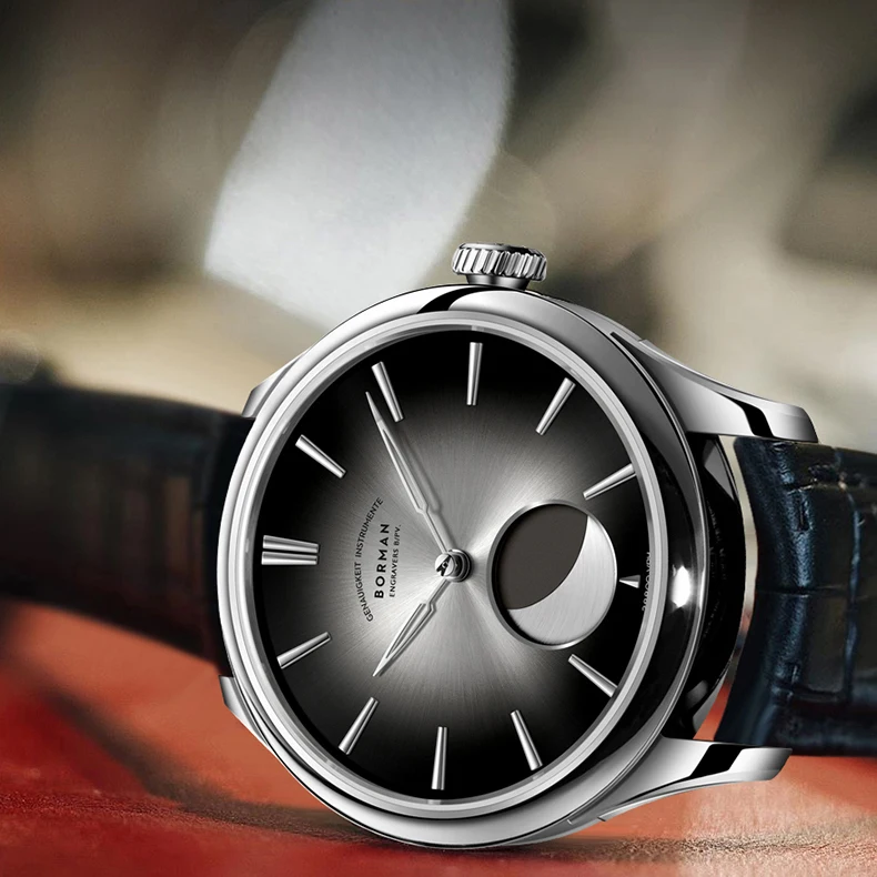 カプリウォッチ Art. 4724 腕時計 49mm メンズ ビッグフェイス ボーマンウォッチメンズラグジュアリーサンブラッシュダイヤル