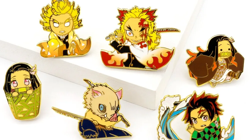 Manufacturer Metal Soft Enamel Cute Cartoon Character Lapel Pin Badge