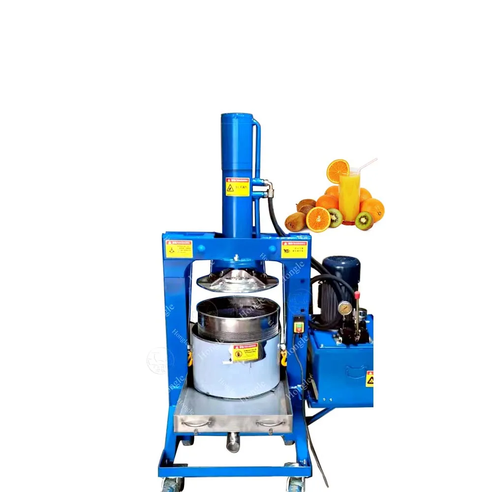 Hydraulic Cold Press Juicer Equipment Electric Citrus Juicer Stainless Steel Grape Squeezing Pressing Juice Making Machine