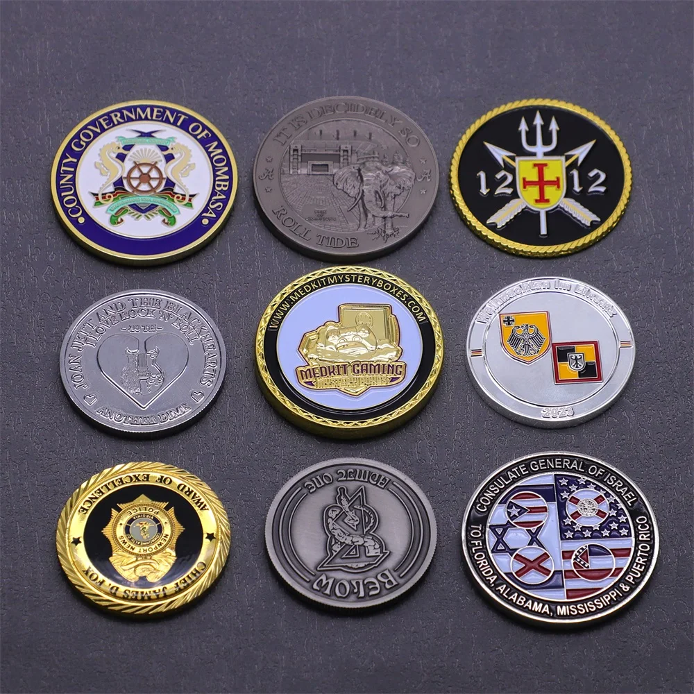 顶级定制纪念币纪念品硬币金属挑战3D硬币| Alibaba.com